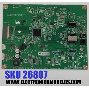 MAIN PARA TV LG / NUMERO DE PARTE EBU66406805 / EAX69578202 / EAX69578202(1.2) / 66406805 / PANEL LM315WQ1 (SS)(A1) / MODELO 32GP83B / 32GP83B-B / 32GP83B-BY.BUSOMKM