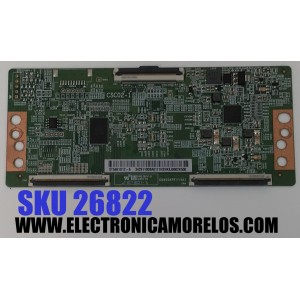 T-CON PARA TV VIZIO / NUMERO DE PARTE 34291100BA01 / CSC02-1 / ST5461D12-6 / 34291100BA0111HSNK / DISPLAY ST5461D12-6 VER.2.1 / MODELO M55Q6-Q01 / M55Q6-Q01 LTC3G8PX