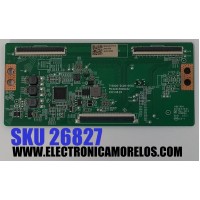 T-CON PARA TV ONN / NUMERO DE PARTE 513C5020M02 / TV5020-ZC26-01(B) / 303C5020232 / 20221226 / 2010113306 / DISPLAY HF500QUB-F20 / MODELO 100012585 (50")