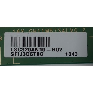 MAIN FUENTE ((COMBO)) PARA TV / NUMERO DE PARTE 515C35533M05 / MS36635-ZC01-01 / 1010267248-02338 / M05/201004878 / 20181216 / DISPLAY LSC320AN10-H02 / MODELO 32"