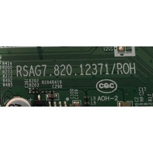 MAIN FUENTE ((COMBO)) PARA TV HISENSE FULL HD·SMART TV ((VIDAA)) / NUMERO DE PARTE 325661 / RSAG7.820.12371/ROH / 40A35HUV/M1231 / 325662 / G23011B / PANEL JHD400H1F01-TXL1 / DISPLAY V400HJ9-PE1 REV. C4 / MODELO 40A4KV / 40A4KV 40A35HUV