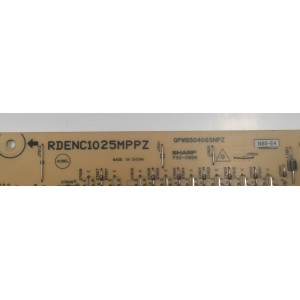 FUENTE DE PODER PARA MONITOR SHARP ORIGINAL / NUMERO DE PARTE RDENC1025MPPZ / QPWBS04065NPZ / PSD-0868 / N80-E4 / 21-000027A / MODELO L802B 80"