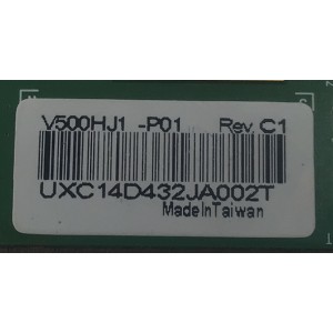 MAIN PARA TV ORIGINAL / NUMERO DE PARTE 510-130408253 / 8D3V001Q500M001-03365 / M28/G41011/11 / DISPLAY V500HJ1-P01 REV.C1 / MODELO 50"