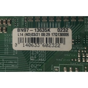 MAIN PARA TV SAMSUNG ORIGINAL 4K UHD / NUMERO DE PARTE BN94-12642B / BN41-02568B / BN41-02568 / BN97-13635K / BN9412642B / MODELO UN55MU6103FXZX / UN55MU6103FXZX CA07