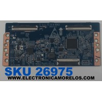 T-CON PARA TV ONN ORIGINAL / NUMERO DE PARTE TC-U-A-0063 / 10001054669 / A9G41C5T002453 / PANEL C500Y19-5C / V500DJ7-QE1 REV.D6 / MODELO 100012585 50"