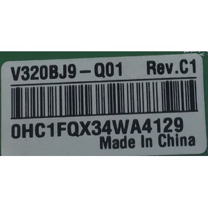 MAIN FUENTE COMBO PARA TV TCL ORIGINAL HD ROKU TV / NUMERO DE PARTE 30800-001042 / 40-MR16X3-MPB2HG / 11602-500740 / MR16X3 / 30801-001034 / V8-MR16K01-LF / PANEL LVW320NDEL / DISPLAY V320BJ9-Q01 REV.C1 / MODELO 32S331