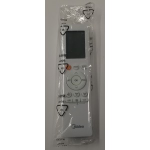 CONTROL REMOTO NUEVO PARA AIRE ACONDICIONADO MIDEA ORIGINAL /  INALAMBRICO / BIOLUMINISCENCIA / NUMERO DE PARTE RG10G4 / TZ303180070273 / RG10G4(B2) / BGEFU1