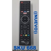 CONTROL REMOTO NUEVO PARA TV RCA ORIGINAL SMART TV VIRTUOSO / NUMERO DE PARTE TY-49C / TY-49C(2) / UM-4 / LEC/R03 / MODELO RNSMU5836