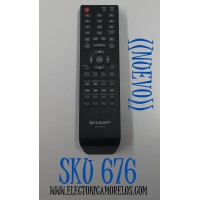 CONTROL REMOTO NUEVO PARA TV SHARP ORIGINAL / NUMERO DE PARTE EN-83804S / SS208306 / EN83804S / XHY20180927 / 339 XHY-3B / MODELOS LC32Q3170U / LC-32Q3170U / LC40Q3000U / LC-40Q3000U / LC43Q3000U / LC-43Q3000U / LC-40Q307U / LC-65Q6020U / LC40P3000U 