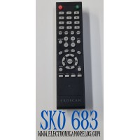 CONTROL REMOTO PARA TV PROSCAN ORIGINAL / NUMERO DE PARTE IEC R03 / UM-4 / IECR03