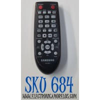 CONTROL REMOTO SAMSUNG ORIGINAL PARA BARRA DE SONIDO / NUMERO DE PARTE AH59-02612B / BN63-05748A / IEC R03 / MODELOS HW-H550 / HW-H551 / HW-H570 / HW-H550/ZA / HW-H551/ZA / HW-H570/ZA