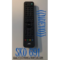 CONTROL REMOTO NUEVO PARA TV JVC ORIGINAL / NUMERO DE PARTE RM-C1240 / KT1157-SX / MODELOS LT-55EM75 / LT-43EM75 / LT-19EM74 / LT-48EM75 / LT-24EM74 / LT-49EM75 / LT-28EM74 / LT-32EM75 / LT-42EM74