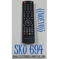 CONTROL REMOTO NUEVO PARA TV PROSCAN ORIGINAL / NUMERO DE PARTE XK231 / IEC R03 / UM-4 / MODELOS LE40S508 / LE42H508 / LE46H508 / LE49S508 / LE50H508 / LE55H