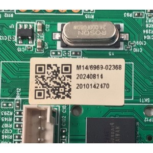 MAIN FUENTE COMBO PARA TV ONN ORIGINAL HD ROKU TV / NUMERO DE PARTE 515CT9501M14 / AMT9501-ZC01-01 / M24091-MT / M14/6969-02368 / 20240814 / 2010142470 / DISPLAY V320BJ8-Q01 REVC1 / MODELO 100012589 32"