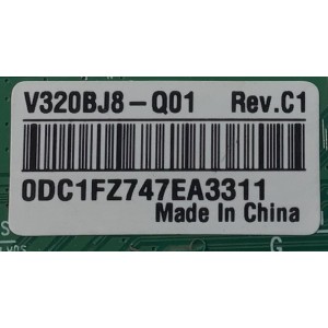 MAIN FUENTE COMBO PARA TV ONN ORIGINAL HD ROKU TV / NUMERO DE PARTE 515CT9501M14 / AMT9501-ZC01-01 / M24091-MT / M14/6969-02368 / 20240814 / 2010142470 / DISPLAY V320BJ8-Q01 REVC1 / MODELO 100012589 32"