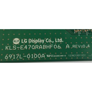 LED DRIVER PARA MONITOR SYSCOM VIDEO ORIGINAL / NUMERO DE PARTE 6917L-0100A / KLS-E470RABHF06 / KLS-E470RABHF06 A RE:0.4 / JDY3 100A0 2059 /  PANEL LC470EUN (FE)(F1) / MODELO EPMON47LED / EPM0N47LED