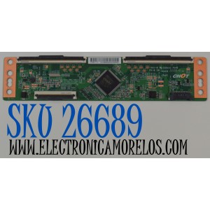 T-CON ORIGINAL NUEVA PARA TV HISENSE / NUMERO DE PARTE E3CCBB580004 / CV580U1-T01 / E3CCBB5800040G / E88441 / CHOT / 102N2B / PANEL HD580Y1U92-L2\S0\SM\ROH / DISPLAY CV580U1-T01 REV:02 / MODELOS 58R6E3 / 58A6HV