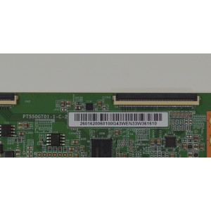 T-CON ORIGINAL NUEVA PARA TV NOKIA QLED / NUMERO DE PARTE 2601620060100 / PT550GT01-1-C-2 / 2601620060100G43 / E54926 / L227245A_04 / MODELO QN55GV315ISW