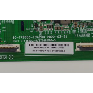 T-CON ORIGINAL NUEVA PARA TV TCL / NUMERO DE PARTE M8-0TRBP2P-TC5 / 40-TRB603-TCA2HG / ST6451D06-3 / IDE980877A / ST5461D12-6 / ST6461D06-3 / CS0T ST5461D12-6/ST6461D06-3 / 40732669TC0017 / MODELO 75Q650F