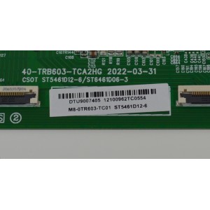 T-CON ORIGINAL NUEVA PARA TV PANASONIC / NUMERO DE PARTE M8-0TR603-TC01 / 40-TRB603-TCA2HG / DTU9007405 / ST5461D12-6 / ST6461D06-3 / CS0T ST5461D12-6/ST6461D06-3 / 12100962TC0559 / MODELO TH-55MX660DX