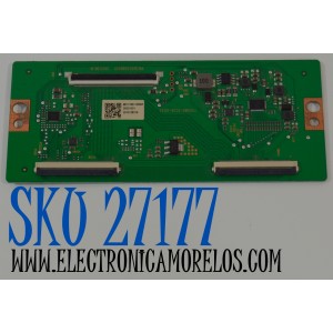T-CON ORIGINAL PARA TV ONN / NUMERO DE PARTE 513C55B0M31 / TV55B0-ZC26-01(A) / 303C55B0231 / M31/1657-00065 / 20231231 / 20231231 / 2010128216 / DISPLAY ST7461D03-2 VER.2.3 / MODELO 100044717 75"