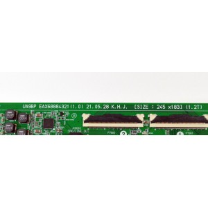 MAIN ORIGINAL PARA TV LG 4K UHD HDR SMART TV / NUMERO DE PARTE EBT66859901 / EAX68884321 / EAX68884321(1.0) / 66859901 / PANEL NC550DQG / DISPLAY LC550DQJ (SM)(A1) / MODELO 55UT570H9UA