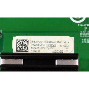 MAIN FUENTE COMBO ORIGINAL PARA TV HISENSE 4K UHD HDR / NUMERO DE PARTE 331525 / RSAG7.820.12930/ROH / 55A53FJC / 331527 / PANEL HD550Y1U72 / DISPLAY HV550QUB-F70 REV.2.0 / MODELO 55A6HX