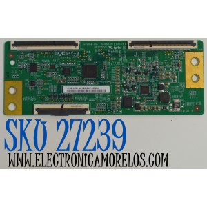 T-CON ORIGINAL PARA TV VIZIO / NUMERO DE PARTE 44-9820267 / 44-9820267A / 47-6021331 / HV430FHB-GOA / HV430FHB-G0A / HF430FHBF20 / PANEL BOEI430WU1 / DISPLAY HF430FHB-F20 / MODELO D43F-J04 / D43F-J04 LBVFC9WZ