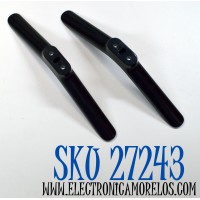 KIT DE BASES ORIGINAL NUEVAS PARA TV PHILIPS 2 PIEZAS / NUMERO DE PARTE XYC850209506 / XYC850209506 1 / XYC850209506 2 / PANEL C400Y21-G5 / DISPLAY V400HJ9-PE1 REV.C4 / MODELO 40PFL6533 / 40PFL6533/F7 / 40PFL6543 / 40PFL6543/F6 / 40PFL6543/F7