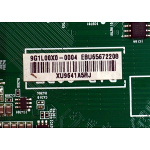 MAIN ORIGINAL PARA TV LG FULL HD / NUMERO DE PARTE EBU65672208 / EAX68209004 / EAX68209004(1.0) / 65672208 / PANEL HC430DUN / DISPLAY LC430DUY (SH)(A3) / MODELO 43LM6300PUB / 43LM6300PUB.BWMYLJM