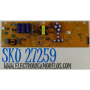 FUENTE DE PODER ORIGINAL PARA TV PHILIPS / NUMERO DE PARTE  ADLR0023 / BAD1R0F01 02 3 / P000079111 / PANEL UCFR3XT-G035 / DISPLAY HV550QUB-F70 REV.2.0 / MODELO 55PUL7552 / 55PUL7552/F7