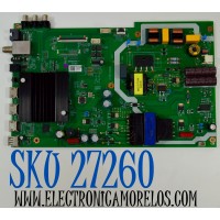 MAIN FUENTE COMBO ORIGINAL PARA TV ONN ROKU 4K UHD HDR / NUMERO DE PARTE 515C90161M06 / MT90161-ZC01-01 / M06/4330-05402 / 2130006356 / M24151-MT / PANEL V500DJ7-QE1 (D8) / DISPLAY V500DJ7-QE1 REV.D8 / MODELO 100012585 50"