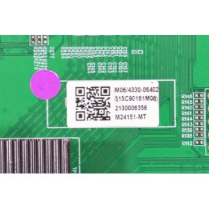 MAIN FUENTE COMBO ORIGINAL PARA TV ONN ROKU 4K UHD HDR / NUMERO DE PARTE 515C90161M06 / MT90161-ZC01-01 / M06/4330-05402 / 2130006356 / M24151-MT / PANEL V500DJ7-QE1 (D8) / DISPLAY V500DJ7-QE1 REV.D8 / MODELO 100012585 50"