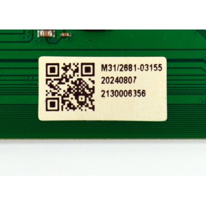 T-CON ORIGINAL PARA TV ONN / NUMERO DE PARTE 513C50C0M31 / TV50C0-ZC26-01(B) / E022M726-A2 / 303C50C0232 / M31/2681-03155 / 20240807 / 2130006356 /  PANEL V500DJ7-QE1 (D8) / DISPLAY V500DJ7-QE1 REV.D8 / MODELO 100012585 50"