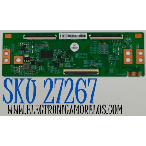 T-CON ORIGINAL PARA TV PHILIPS / NUMERO DE PARTE 260157007540 / NPT500GT04-1_V2.0 / PT500GT04-1 / LGE412 ABB07 / PANEL HK550WLEDM-JH4WH / DISPLAY PT550GT05-1 VER.2.0 / BOARD PT550GT03-1-XL-1 / PT550GT03-1-XR-1 / MODELO 55PUL6643/F7