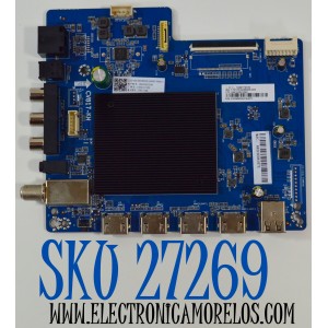 MAIN ORIGINAL PARA TV PHILIPS / NUMERO DE PARTE 260102023350 / CV817-KH / 1000172109 / 1110-10641 / 260102023340 / 7.T817KH220000.0D5 / PANEL HK430WLEDM-JH5UH / DISPLAY PT430GT03-1 VER.1.0 / BOARD PT430GT03-1-XL-1 / PT430GT03-1-XR-1 / MODELO 43PUL6643/F7