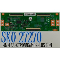T-CON ORIGINAL PARA TV PHILIPS / NUMERO DE PARTE 260157007540 / NPT500GT04-1_V2.0 / PT500GT04-1 / LGE412 AB607 / PANEL HK430WLEDM-JH5UH / DISPLAY PT430GT03-1 VER.1.0 / BOARD PT430GT03-1-XL-1 / PT430GT03-1-XR-1 / MODELO 43PUL6643/F7
