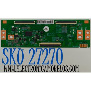 T-CON ORIGINAL PARA TV PHILIPS / NUMERO DE PARTE 260157007540 / NPT500GT04-1_V2.0 / PT500GT04-1 / LGE412 AB607 / PANEL HK430WLEDM-JH5UH / DISPLAY PT430GT03-1 VER.1.0 / BOARD PT430GT03-1-XL-1 / PT430GT03-1-XR-1 / MODELO 43PUL6643/F7