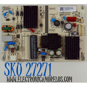 FUENTE DE PODER ORIGINAL PARA TV PHILIPS / NUMERO DE PARTE 260132009800 / MP80TL-2P32-JB / 1110-4000389 / 240410-002327 / PANEL HK430WLEDM-JH5UH / PT430GT03-1 VER.1.0 / BOARD PT430GT03-1-XL-1 / PT430GT03-1-XR-1 / MODELO 43PUL6643/F7