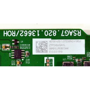 MAIN FUENTE COMBO ORIGINAL PARA TV HISENSE 4K UHD HDR ROKU TV / NUMERO DE PARTE 407914 / RSAG7.820.13662/ROH / 58A51LUR / 357344 / PANEL HD580H1U91-T0L\ROH / DISPLAY CV580U4-L01 REV:01 / BOARD CV580U4-L01-XL-2 / CV580U4-L01-XR-2 / MODELO 58R6E5 58A51LUR