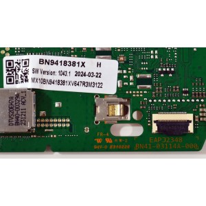 MAIN ORIGINAL PARA TV SAMSUNG / NUMERO DE PARTE BN94-18381X / BN41-03114A / BN97-21235M / BN97-21234D / BN96-56557C / BN96-52594A / BN41-03114A-000 / EAPJ2348 / BN9418381X / PANEL CY-SC075HGSV5H / DISPLAY JR745R3HA4K / MODELO UN75DU8000FXZA