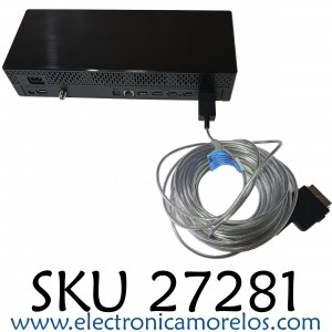 CAJA ONE CONNECT PARA TV SAMSUNG ((USADO, CON CABLE)) / NUMERO DE PARTE BN96-56832A / BN9656832A / BN44-01066B / BN4401066B / SOC1001D / BN94-18390B / BN9418390B / CABLE BN94 VG-SOCR15 / QN43LS03DAFXZA / QN43LS03DDFXZA / QN50LS03DDFXZA / QN50LS03DAFXZA