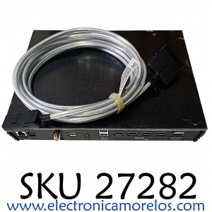 CAJA ONE CONNECT PARA TV Neo QLED 8K SAMSUNG ((NUEVO CON CABLE)) / NUMERO DE PARTE BN96-56838A / BN44-01221B  / BN9656838A / BN9418410A / BN94-18410A / CABLE VG-SOCA05 / W29WC1633 / MODELOS QN85QN900DF / QN85QN800C / MAS MODELOS EN DESCRIPCION...