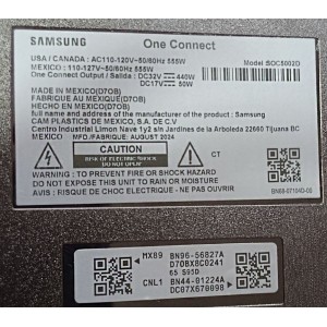 CAJA ONE CONNECT PARA TV OLED  SAMSUNG ((NUEVO, CON CABLE)) / NUMERO DE PARTE BN96-56827A / BN44-01224A / SOC5002D / BN9656827A / CABLE VG-SOCA05 / MODELOS QN65S95DDFXZA / QN65S95DAFXZA