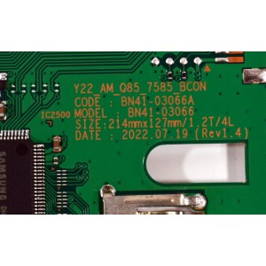 LED DRIVER ORIGINAL PARA TV SAMSUNG / NUMERO DE PARTE BN94-17797C / BN41-03066A / BN9720254A / BN9417797C / DFVC2322 / BN41-03066A-014 / PANEL CY-TC085FMHV4H / BOARD ST8461D03-3 V2.1 / ST8461D02-2-XM-1 / ST8461D02-2-XR-1 / MODELO QN85QN85CDFXZA CA01