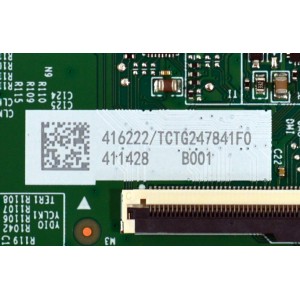 T-CON ORIGINAL PARA TV HISENSE / NUMERO DE PARTE 416222 / RSAG7.820.13019/ROH / 411428 / TCTG247841F0 / RSAG7.820.13019/ROH VER.C / PANEL HD850H1U51-TAL6B1\ROH / DISPLAY T850QVN03.4 / MODELO 85R6030N