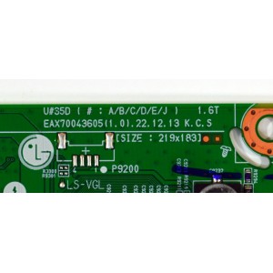 MAIN ORIGINAL PARA TV LG 4K UHD HDR SMART TV / NUMERO DE PARTE EBU67317707 / EAX70043605 / EAX70043605(1.0) / 67317707 / PANEL NC550TQG-ABKHG / DISPLAY HV550QUB-F7D / MODELO 55UR8000AUA / 55UR8000AUA.BUSGLJM