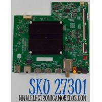 MAIN ORIGINAL PARA TV TCL 4K UHD HDR GOOGLE TV / NUMERO DE PARTE 30800-001054 / 40-R51MP7-MAC2HG / 11602-500876 / 30801-001046 / R51MP9 / PANEL HK700WLEDM-CV01H / DISPLAY CV700U2-L02 REV:01 / BOARD CV700U2-L02-XRL-2 / CV700U2-L02-XRR-1 / MODELO 70S470G