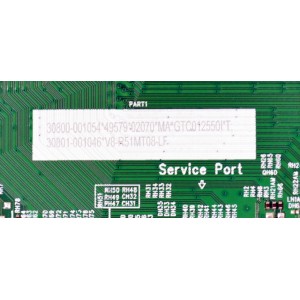 MAIN ORIGINAL PARA TV TCL 4K UHD HDR GOOGLE TV / NUMERO DE PARTE 30800-001054 / 40-R51MP7-MAC2HG / 11602-500876 / 30801-001046 / R51MP9 / PANEL HK700WLEDM-CV01H / DISPLAY CV700U2-L02 REV:01 / BOARD CV700U2-L02-XRL-2 / CV700U2-L02-XRR-1 / MODELO 70S470G