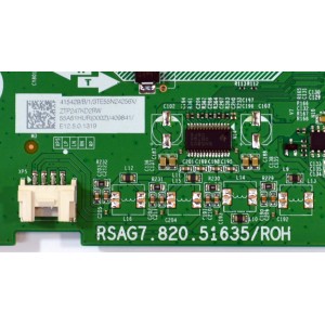 MAIN FUENTE COMBO ORIGINAL PARA TV HISENSE 4K UHD HDR ROKU TV / NUMERO DE PARTE 415429 / RSAG7.820.51635/ROH / 55A51HUR(0002) / 409841 / PANEL JHD550H1U62-T0LA / DISPLAY PT550GT08-1 VER.1.0 /  BOARD PT550GT08-1-XL-1 / PT550GT08-1-XR-1 / MODELO 55R6030N
